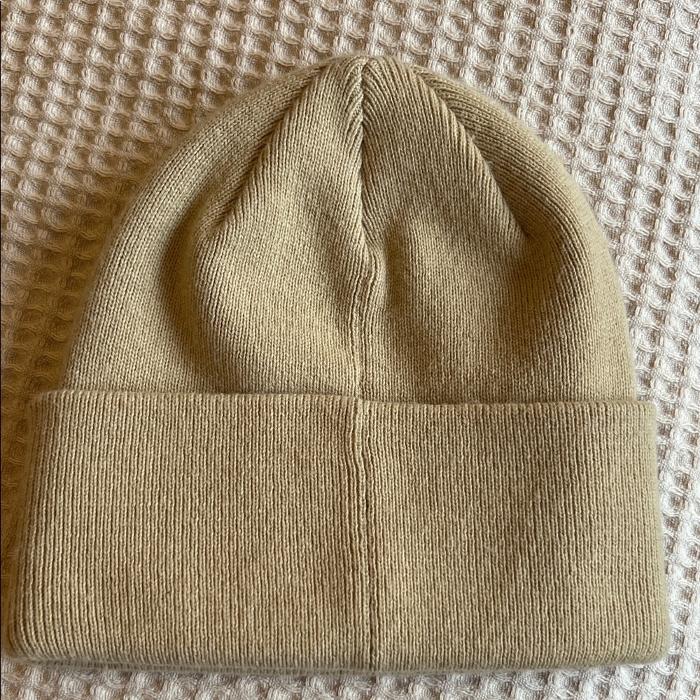 The North Face Beige Knit Beanie - Picture 2 of 3